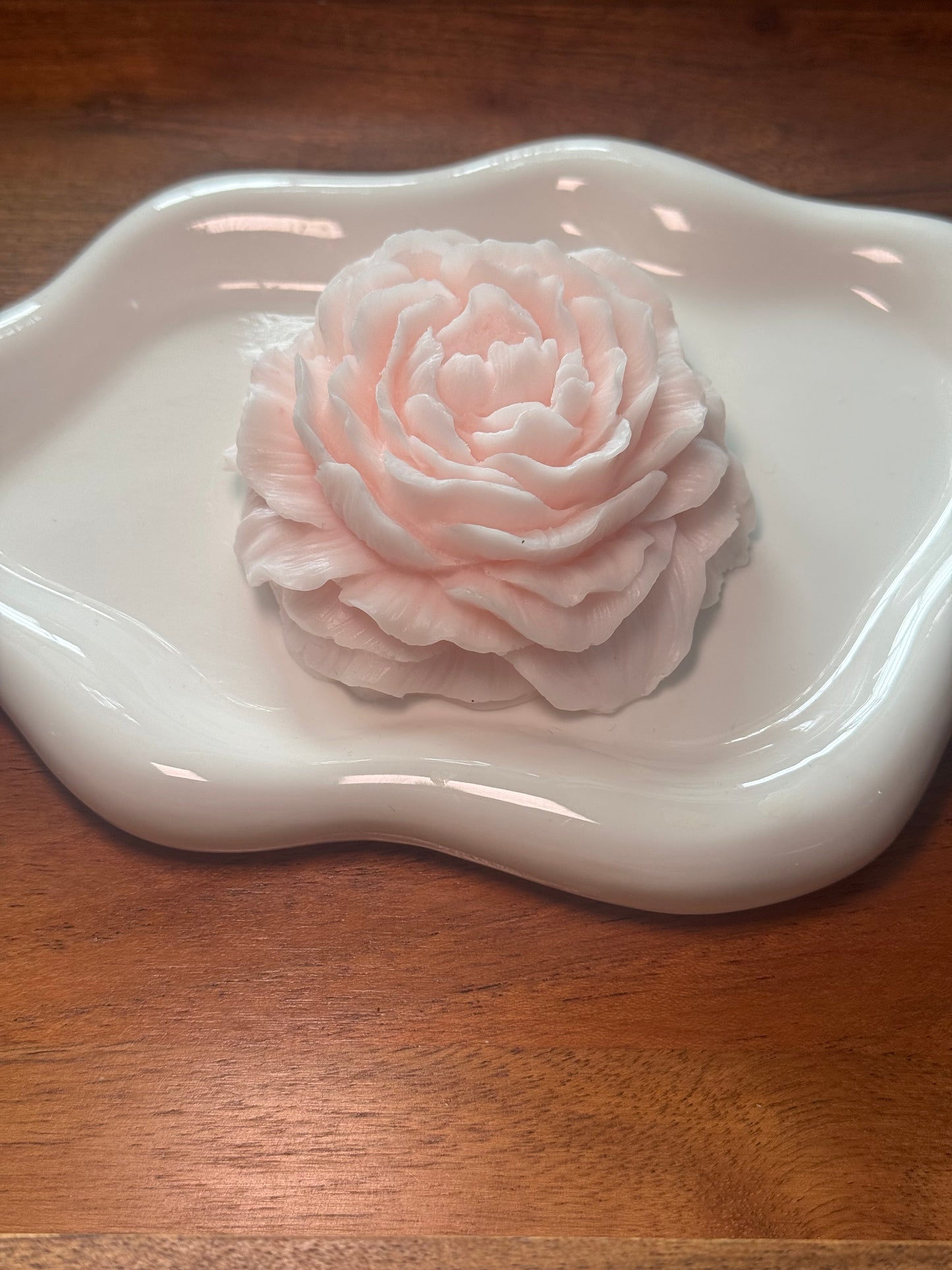Peony-shaped soap