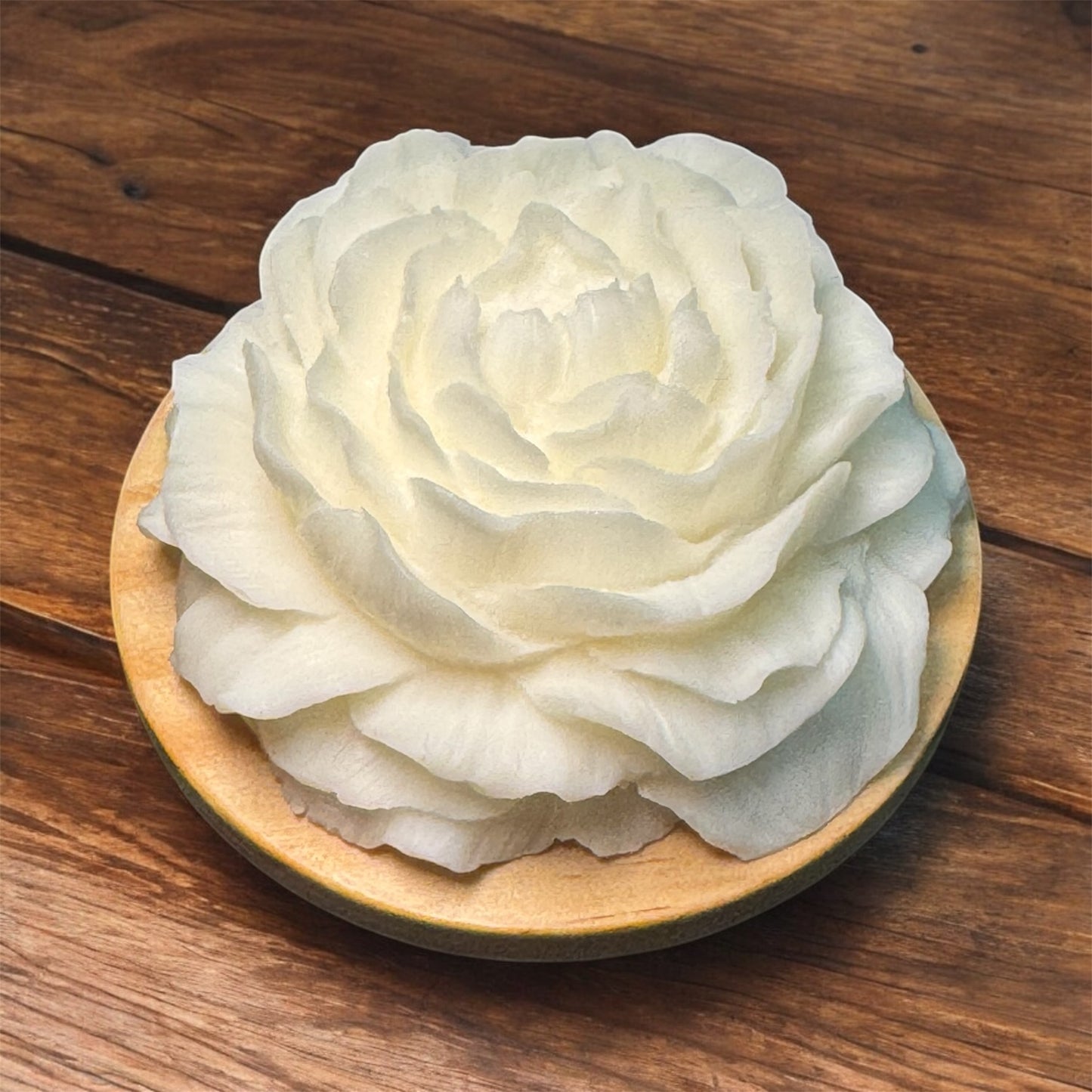 Peony-shaped soap