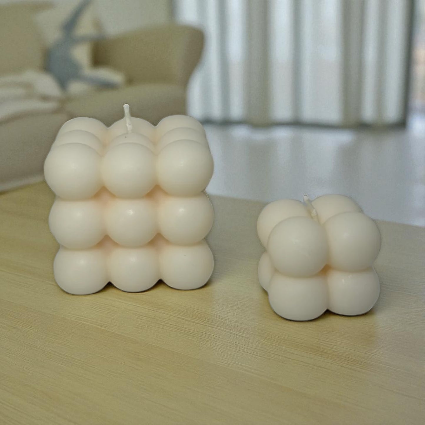 Duo Bubble Cube Candle