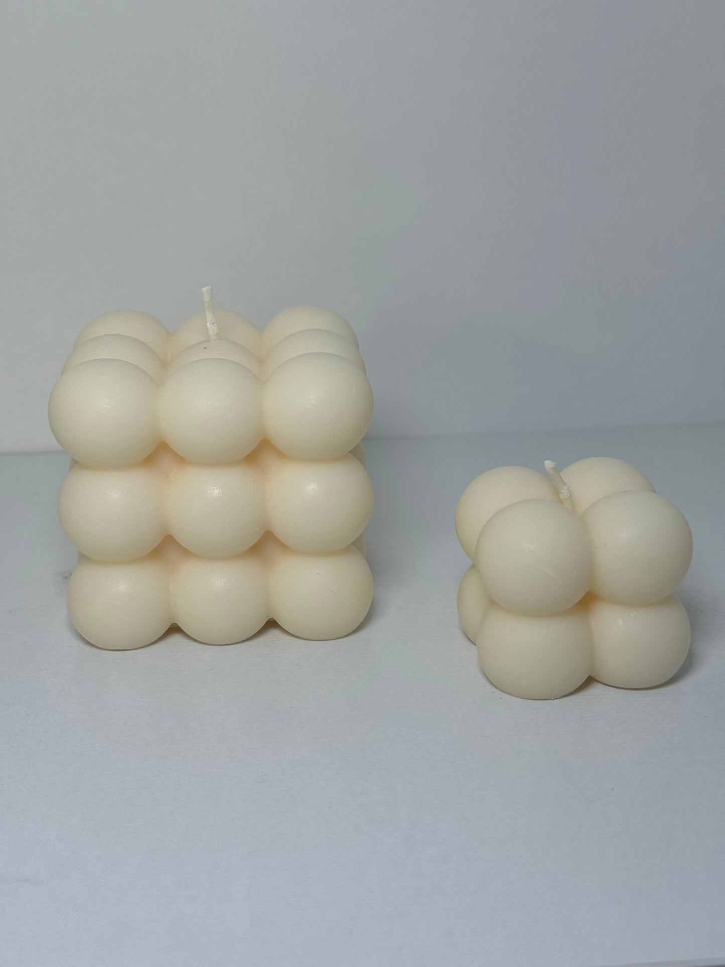 Duo Bubble Cube Candle