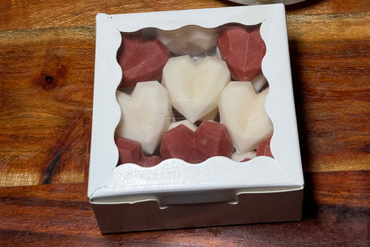 Heart shape wax melts